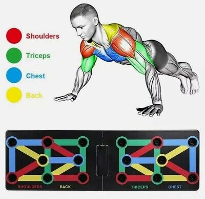 12 in 1 Push Up Board System Foldable Workout Portable Trainer for Home Fitnes